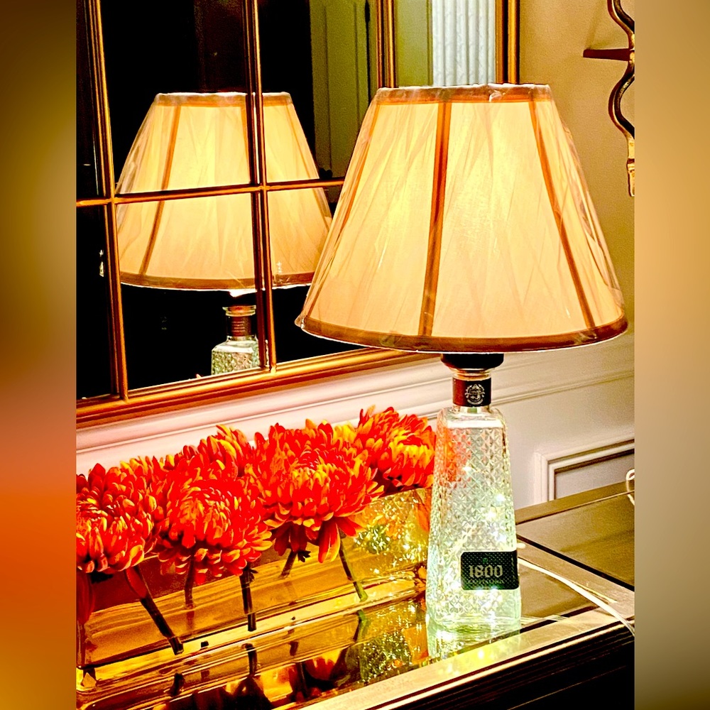 1800 Cristalino Tequila Bottle lamp